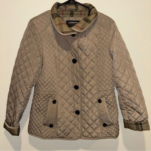 Liz Claiborne Jackets & Blazers - Liz Claiborne Quilted Button Front Chore Coat Jacket Size M